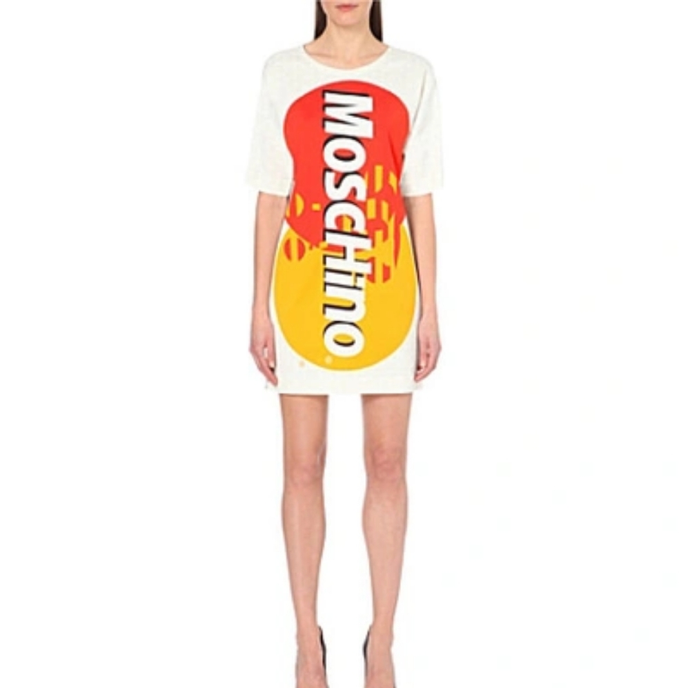 Moschino Credit card logo dress
